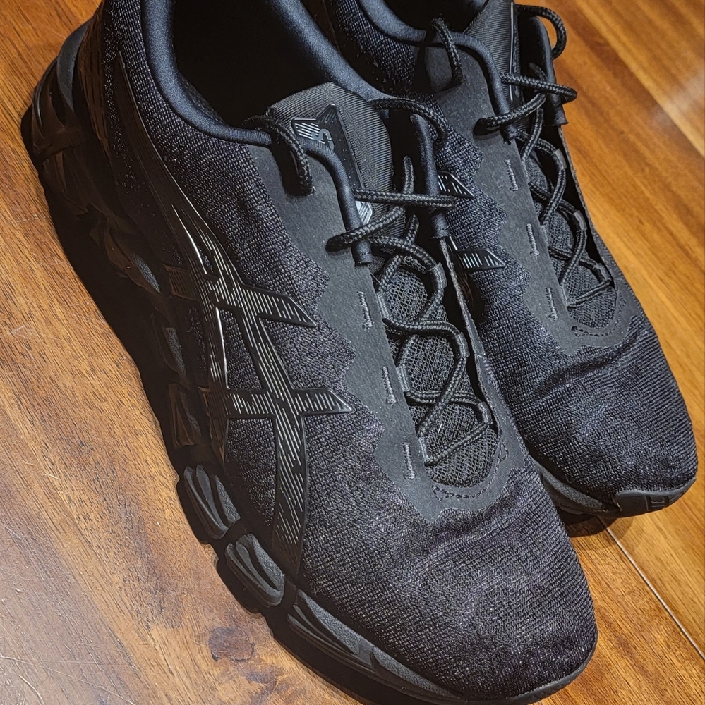Asics Gel 180 4 Triple Black Men's 10
